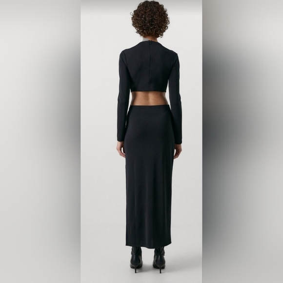 GAP x CULT GAIA Black Cutout Maxi Dress. Sz XL. NWT - Picture 3 of 11